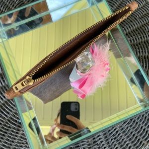 Handsewn real leather zip change purse by JosephKnoxCo